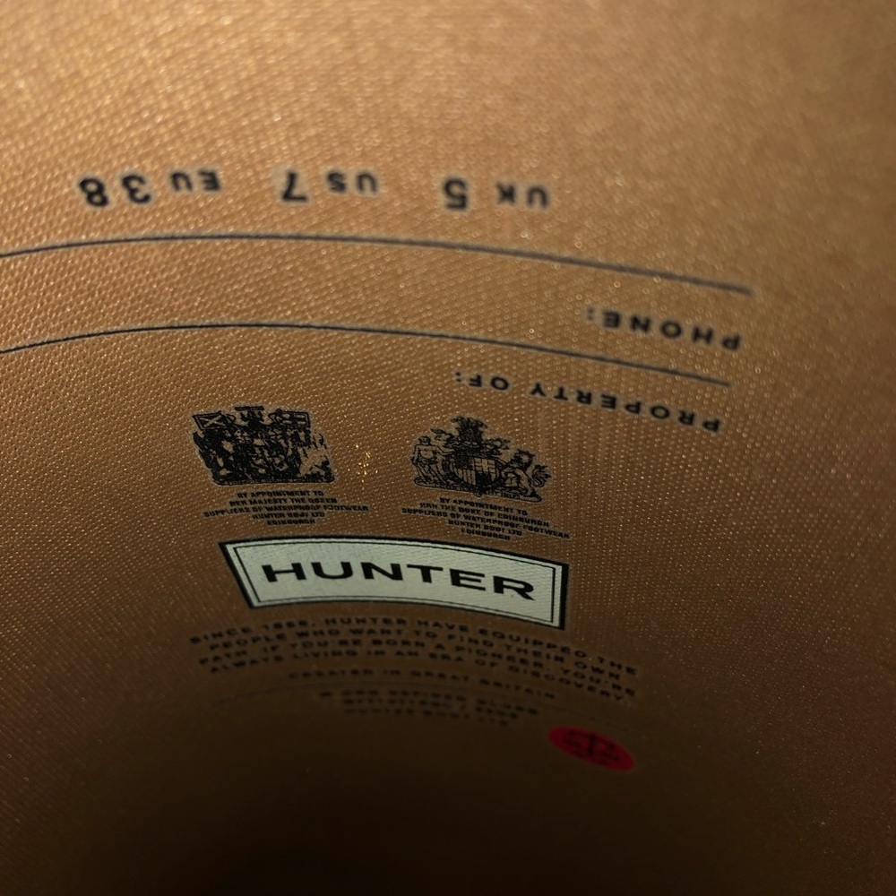 Hunter boots